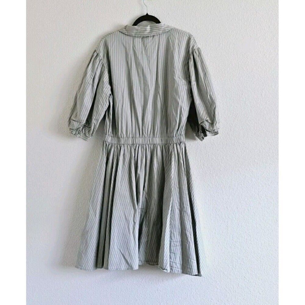 Club Monaco Collared A-line Dress Size 10 Cavier - Picture 4 of 11